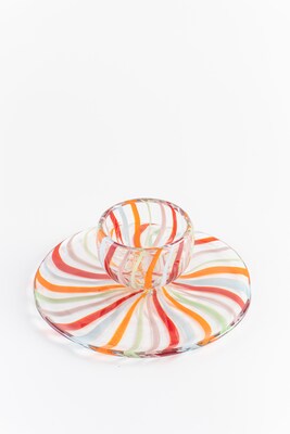 Reversible Cake Stand to Chip & Dip Platter