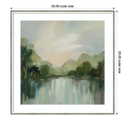 Amanti Art Cool Spring Day by Silvia Vassileva Wood Framed Wall Art Print, 33" x 33" (A42677390572)