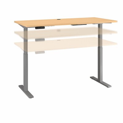 Bush Business Furniture Move 60 Series 27-47 Adjustable Standing Desk, Natural Maple (M6S6030ACSK)