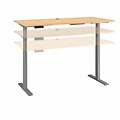 Bush Business Furniture Move 60 Series 27-47 Adjustable Standing Desk, Natural Maple (M6S6030ACSK)