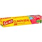 Glad ClingWrap Plastic Wrap, 200 Sq Ft., 12 Boxes/Carton (00020)