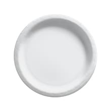 Amscan 6.75 Paper Plate, White, 50 Plates/Pack, 4 Packs/Set (640011.08)