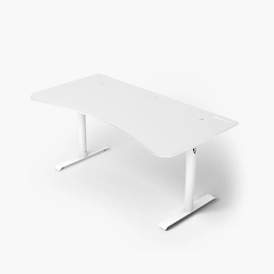 Arozzi Arena Gaming Desk, Pure White (ARENANAPWT)