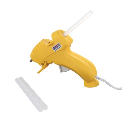 Creativity Street Low-Temp Mini Glue Gun with Glue Sticks, Yellow, 2 Packs/Bundle (CK-3350-2)