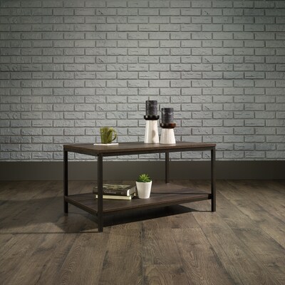 Sauder North Avenue 31W x 20D Coffee Table, Smoked Oak (423025)