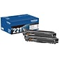 Brother TN-221 Black Standard Yield Toner Cartridge, Up to 2,500 Pages, 2/Pack (TN2212PK)