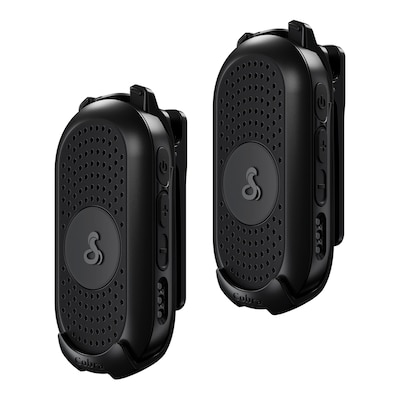 Cobra Compact 2-Way Handheld Business Radio with Dual-Dock Charger, Black, 2/Pack (PX280)