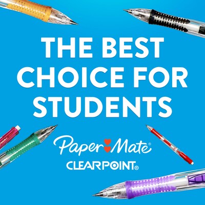 Paper Mate Clear Point Mechanical Pencil, 0.7mm, #2, Hard Lead, 2 Pencils/Pack (2230849)