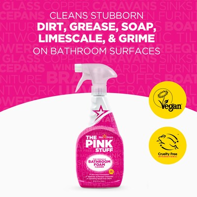 The Pink Stuff The Miracle Bathroom Foam Cleaner, 25.4 Oz. (82383)