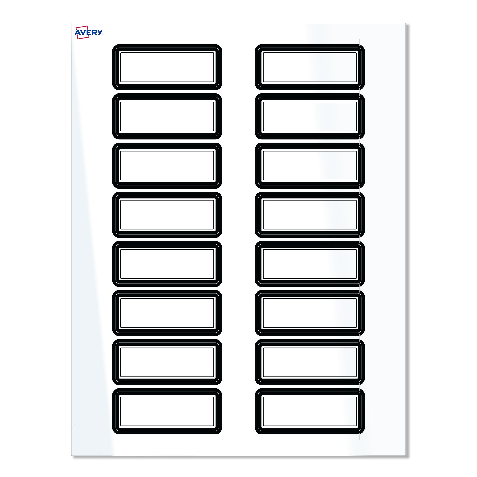 Avery Laser/Inkjet Rectangle Multipurpose Labels, 1 x 2-5/8, White, 160/Pack (S00-D29)