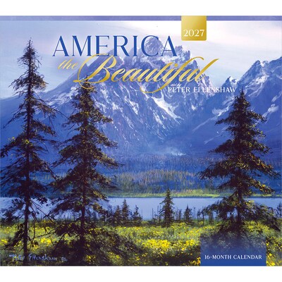 2027 BrownTrout America the Beautiful 14 x 12 Monthly Wall Calendar, Assorted Colors (9798330715930)