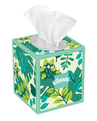 Kleenex Boutique Lotion Facial Tissue, 3-ply, 60 Tissues/Box (49974/54271)