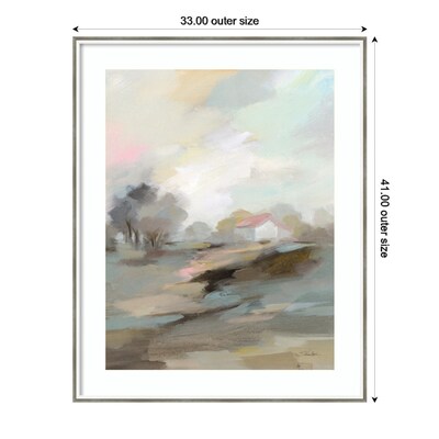 Amanti Art Farm in April by Silvia Vassileva Wood Framed Wall Art Print, 33" x 41" (A42677390637)