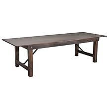 Flash Furniture HERCULES 108 Folding Farm Table, Mahogany (XAF108X40MG)