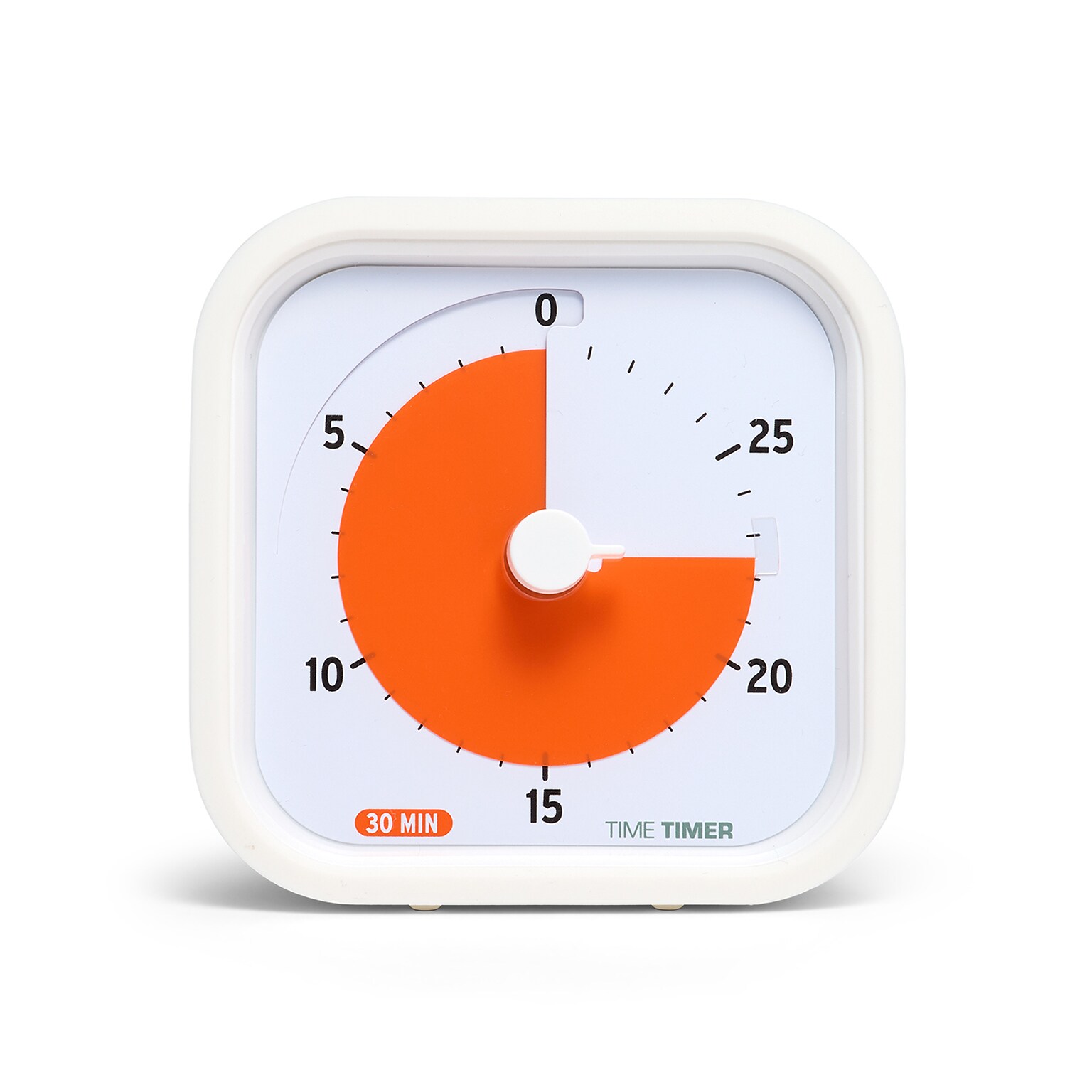 Time Timer MOD 30 Minute Wind Up Timer, White (TTM930W)