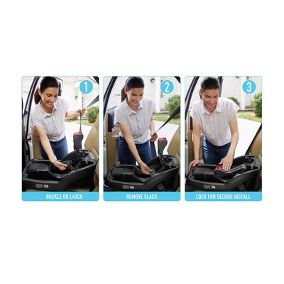 Graco SnugRide SnugLock Infant Car Seat Base, Black (1994090)