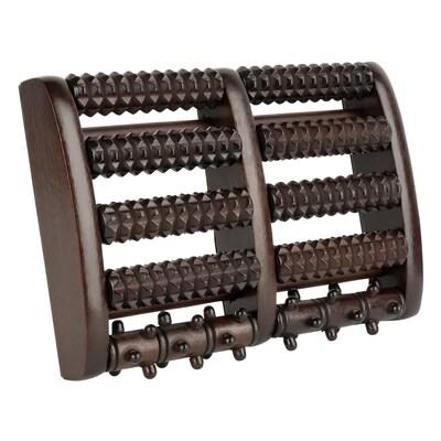 Brookstone Large Wooden Foot Massager, Brown (WL1171-BRA)