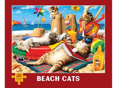 Willow Creek Beach Cats 1000-Piece Jigsaw Puzzle (49441)