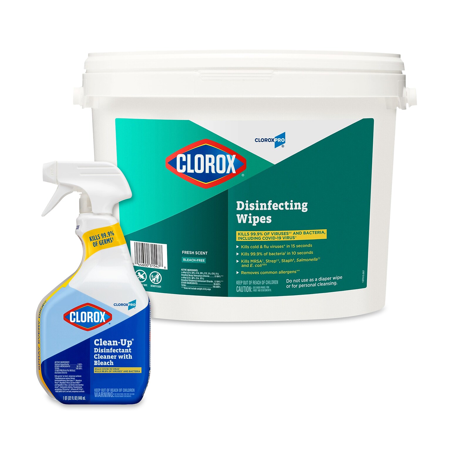 Buy 1 Container of Clorox Wipes, Get a 32 oz. Clorox Disinfectant Spray FREE