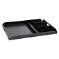 Mind Reader Anchor Collection 7-Compartment Plastic Coffee Organizer Tray, Black (KEUTRAY-BLK)