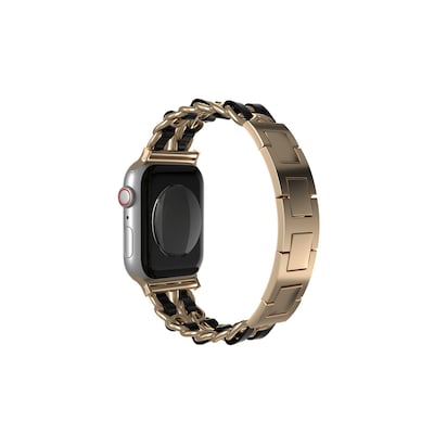 LAX Stylish Metallic Band for Apple Watch, Gold