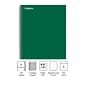 Staples® 1-Subject Subject Notebooks, 8.5" x 11", College Ruled, 100 Sheets, Green (TR58358M-CC)