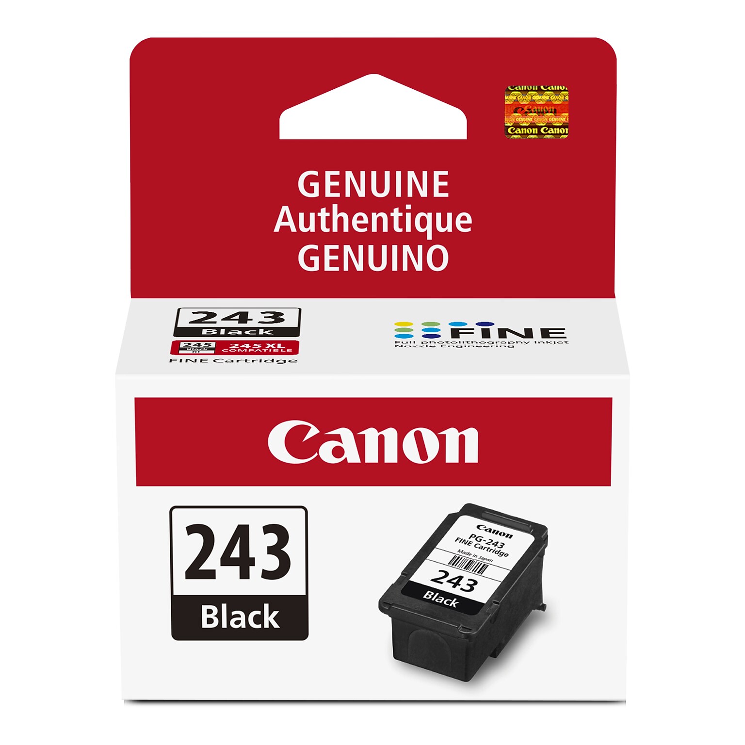 Canon PG-243 Black Standard Yield Ink Cartridge (1287C001)