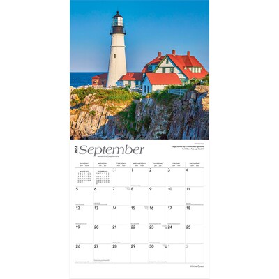 2027 BrownTrout Maine Coast 12" x 12" Monthly Wall Calendar (9798330710645)