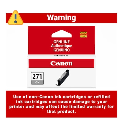 Canon 271 Gray Standard Yield Ink Cartridge (0394C001)