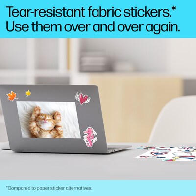HP Picture Stickers, 8.5" x 11", 25 Sheets/Pack (8L1U9A)