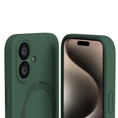 SaharaCase Venture MagSafe Phone Case for iPhone 16 Plus, Shock Absorbing, Cactus Green (CP00655)