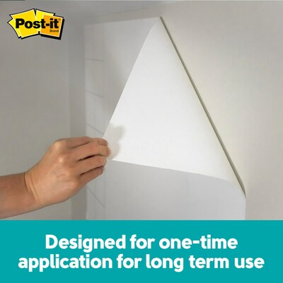 Post-it Easy Erase Adhesive Dry-Erase Whiteboard, 3' x 2' (FWS3X2)