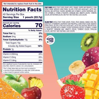 Welch's Gluten Free Fruit Snacks Variety Pack, 0.8 oz., 40 Packs/Box (84061)