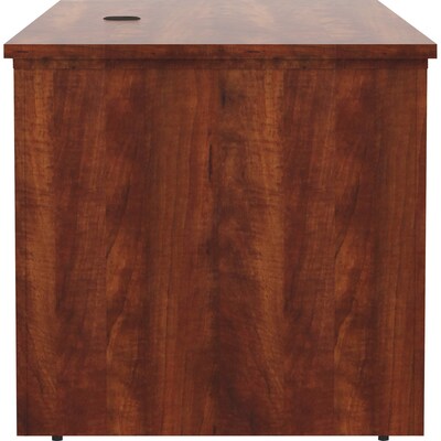 Lorell Essentials Series 72"W Electric Adjustable Standing Desk, Cherry (LLR69573)