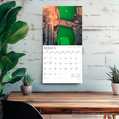 2026 BrownTrout Chicago 12" x 12" Monthly Wall Calendar (9798330702848)