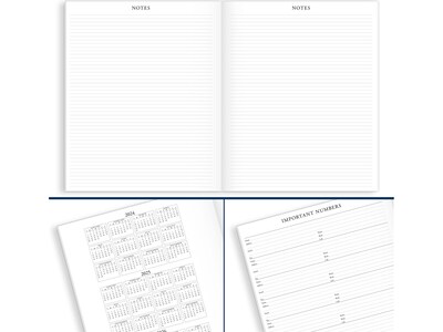 2025 AT-A-GLANCE Executive 11" x 9" Monthly Padfolio Refill, White/Black (70-909-10-25)