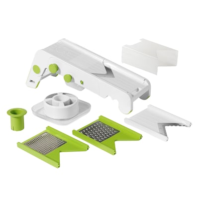 Starfrit Cubing Pro Mandoline Slicer, White & Green (092917-001-0000)