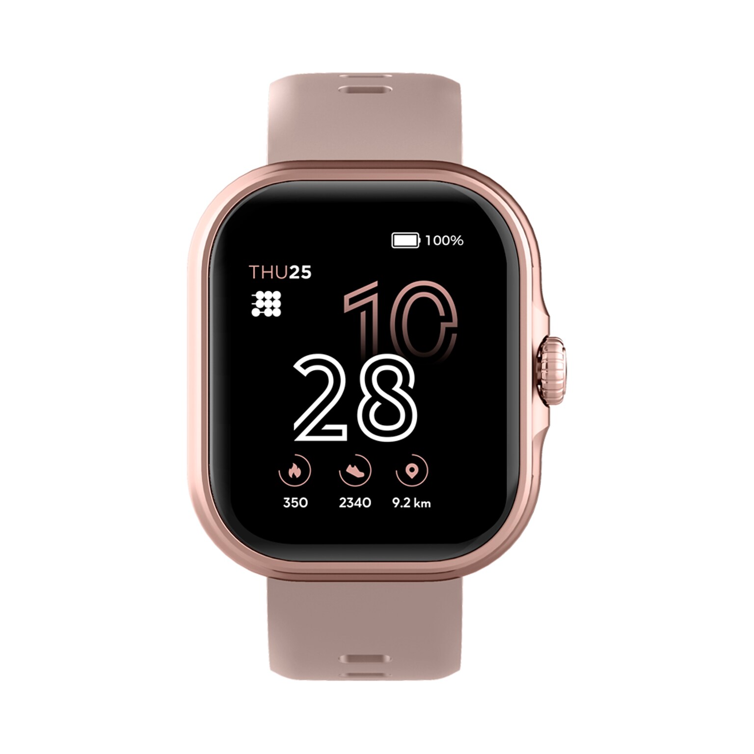 Cubitt VIVA Smartwatch, 46.74mm, Aluminum Case, Rose Gold Sport Band (CT-VIVA5)