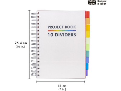 Pukka Pad 11-Subject Notebook, Ruled, 200 Sheets, Multicolor (9603-PB)