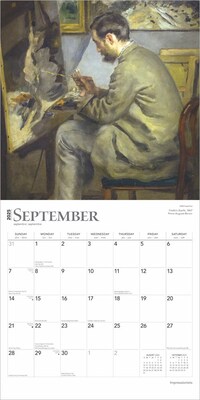 2025 BrownTrout Impressionists 12" x 12" Monthly Wall Calendar (9781975474942)