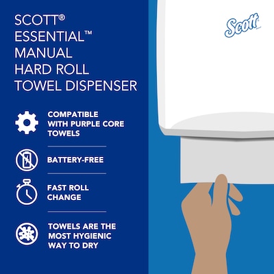 Scott Hardwound Paper Towel Dispenser, Smoke (46253)