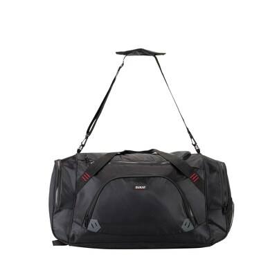 DUKAP Contender 20" Polyester Carry-On Sport & Gym Duffel, Black (BDK-CON-BLK)