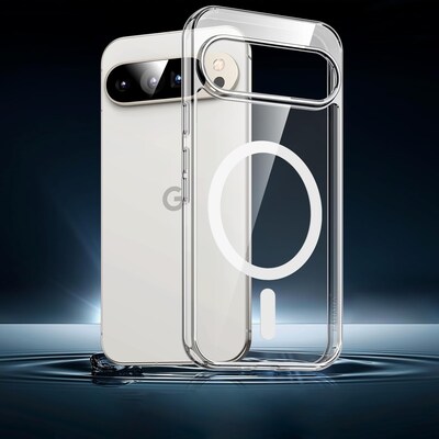 SaharaCase Venture MagSafe Phone Case for Google Pixel 9 Pro XL, Shock Absorbing, Clear/ Desert Brown (CP00614)