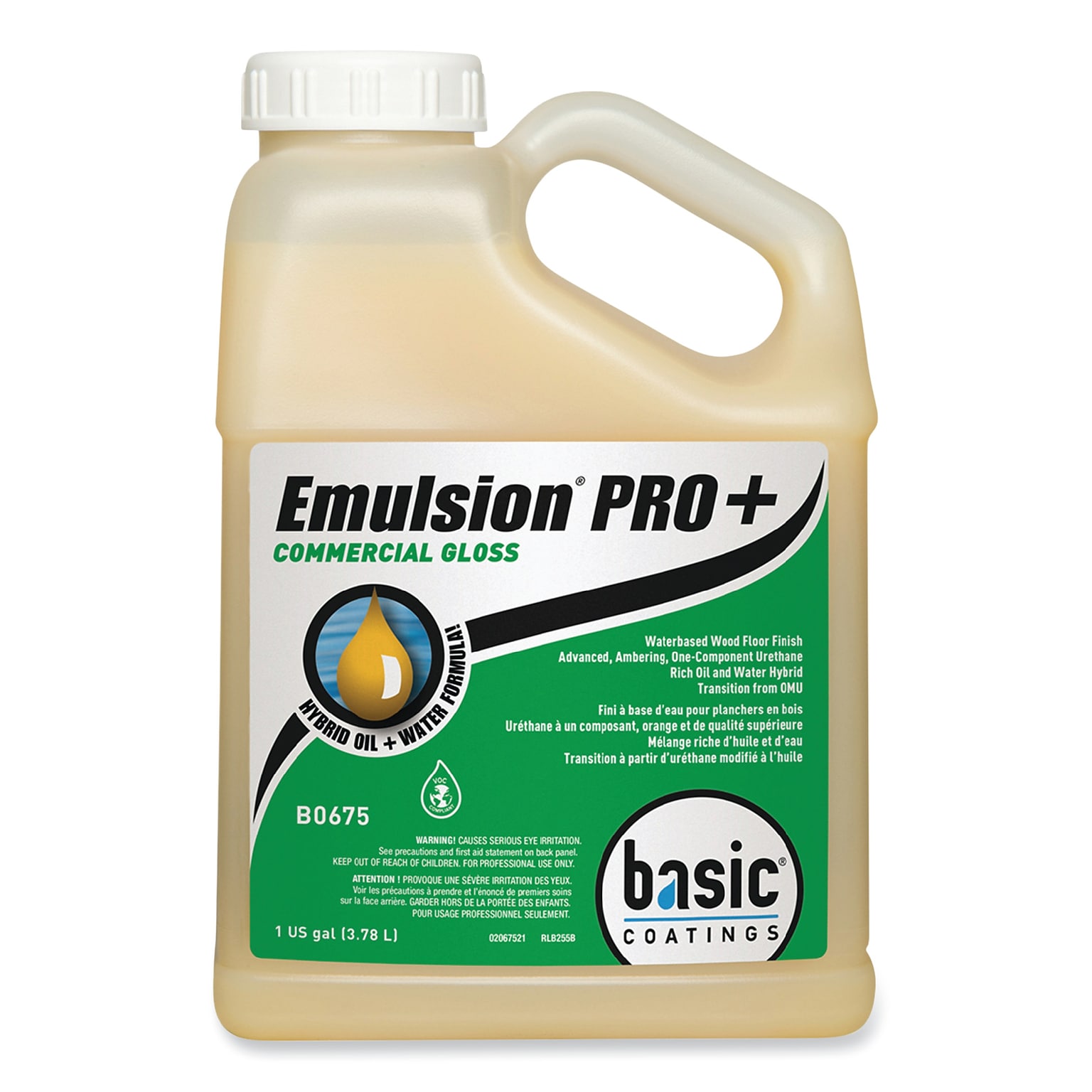 Betco Emulsion Pro+ Floor Finish and Sealer, 1 Gal. Bottle, 4/Carton (BETB06754312)