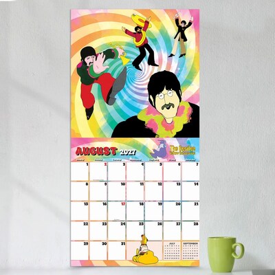 2027 TF Publishing The Beatles: Yellow Submarine 12" x 12" Monthly Wall Calendar, Multicolored (27-1113)
