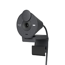 Logitech Brio 300 HD 1080p Webcam, 2 Megapixels, Graphite (960-001497)