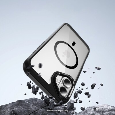 SaharaCase Raider Series MagSafe Compatible Phone Case for iPhone 17, Shock Absorbing, Scorpion Black (CP00925)