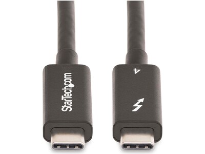 StarTech 6.6' Thunderbolt 4 Cable, Black (A40G2MB-TB4-CABLE)