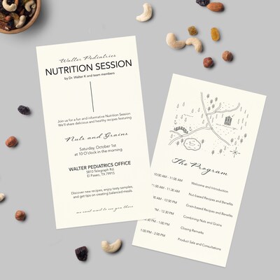 Avery Integrated Cards, 6" x 11", Matte Ivory, 10/Pack (95280)