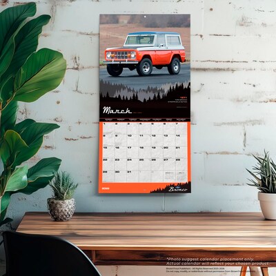 2026 BrownTrout Ford Bronco 12" x 12" Monthly Wall Calendar (9798330701629)